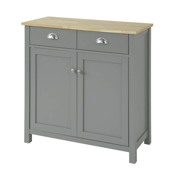 Grey Storage Cabinet Cupboard Sideboard, FSB25-HG for wholesale by Haotian Group, Inc.