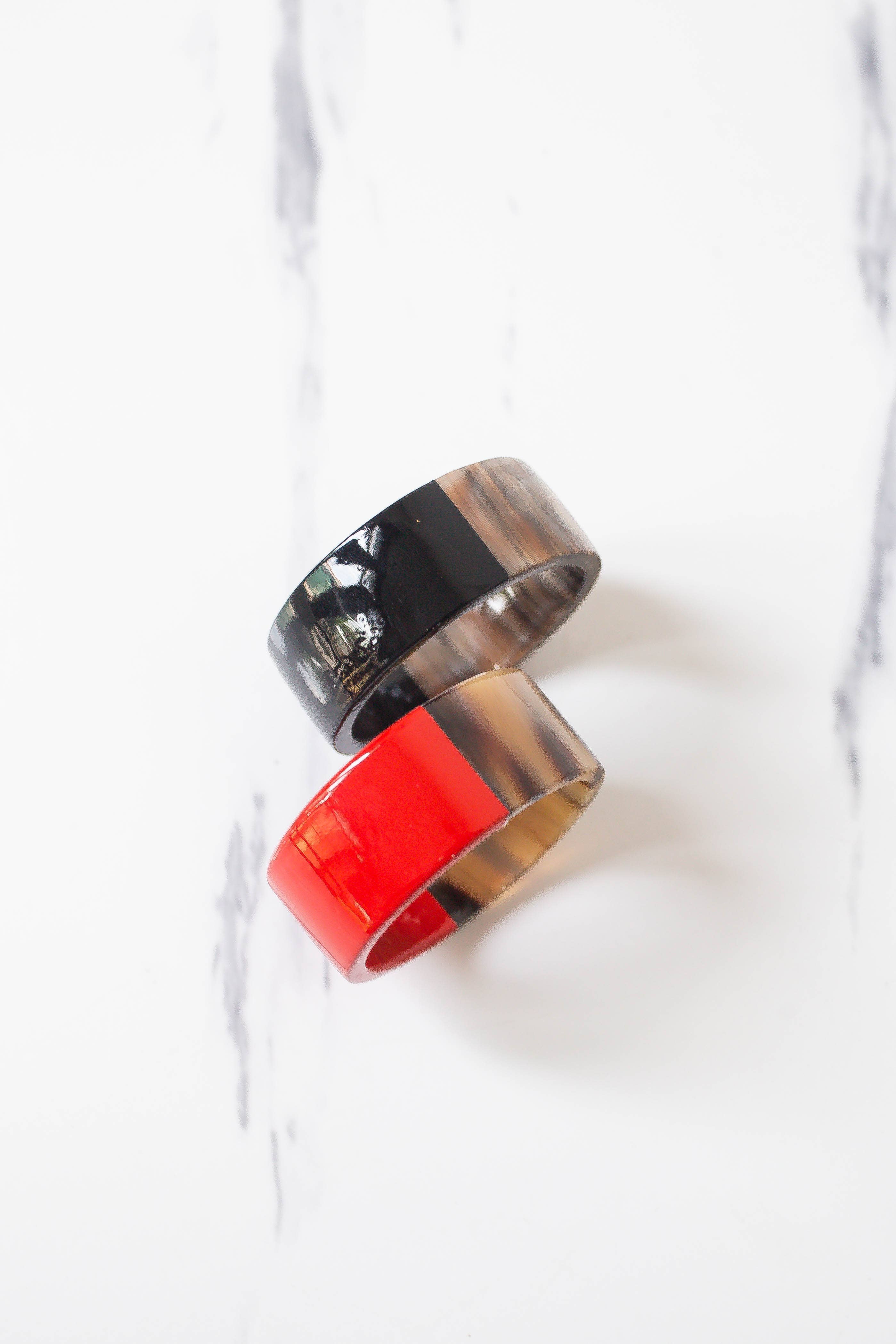 Tonkin Handicraft - Wholesale Napkin Ring - Lacquer  Buffalo Horn Napkin Ring S0