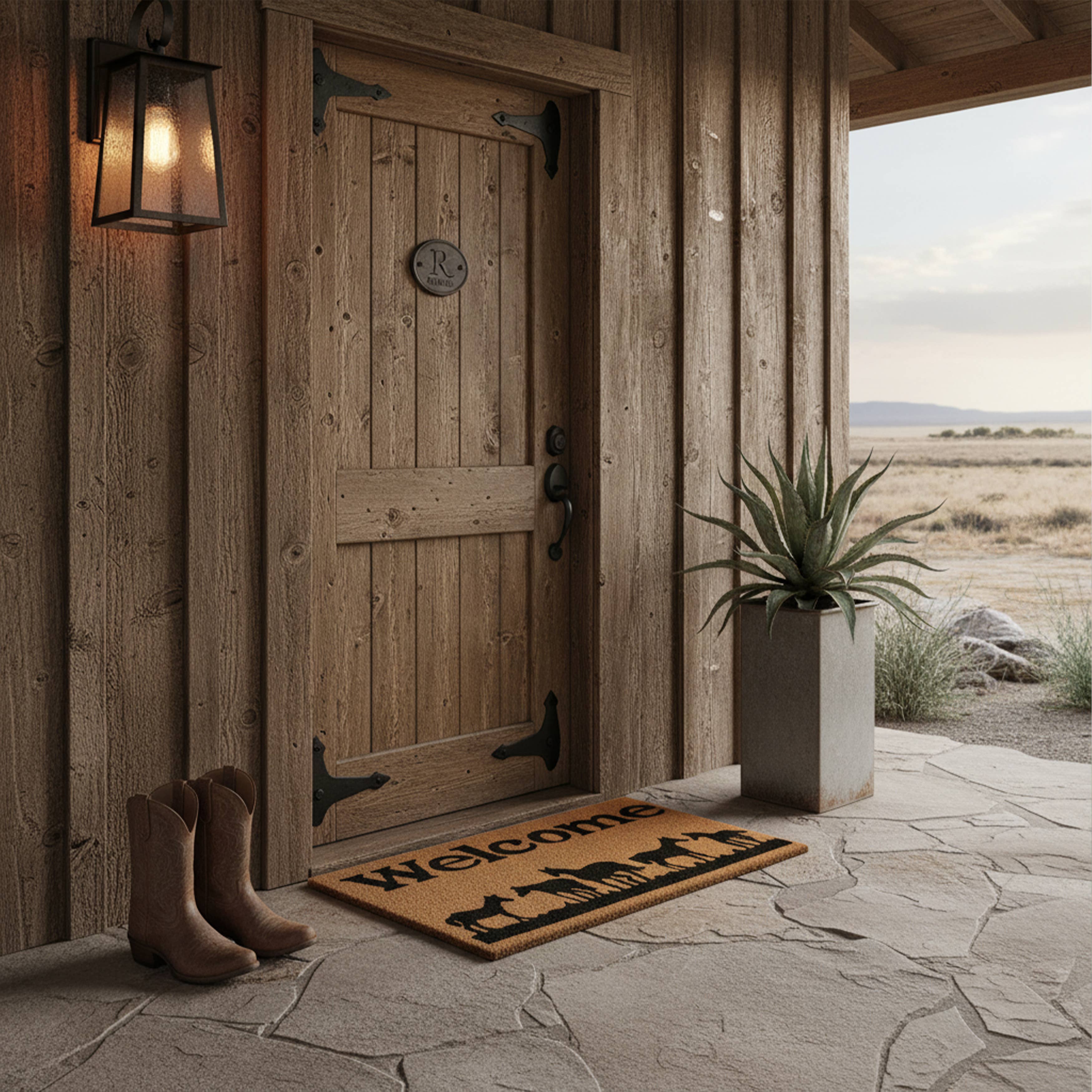 Calloway Mills - Wholesale Door Mat - Horses Welcome Western Doormat1