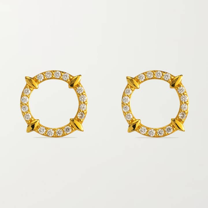 The Rotonda Earrings for wholesale by Montserrat New York