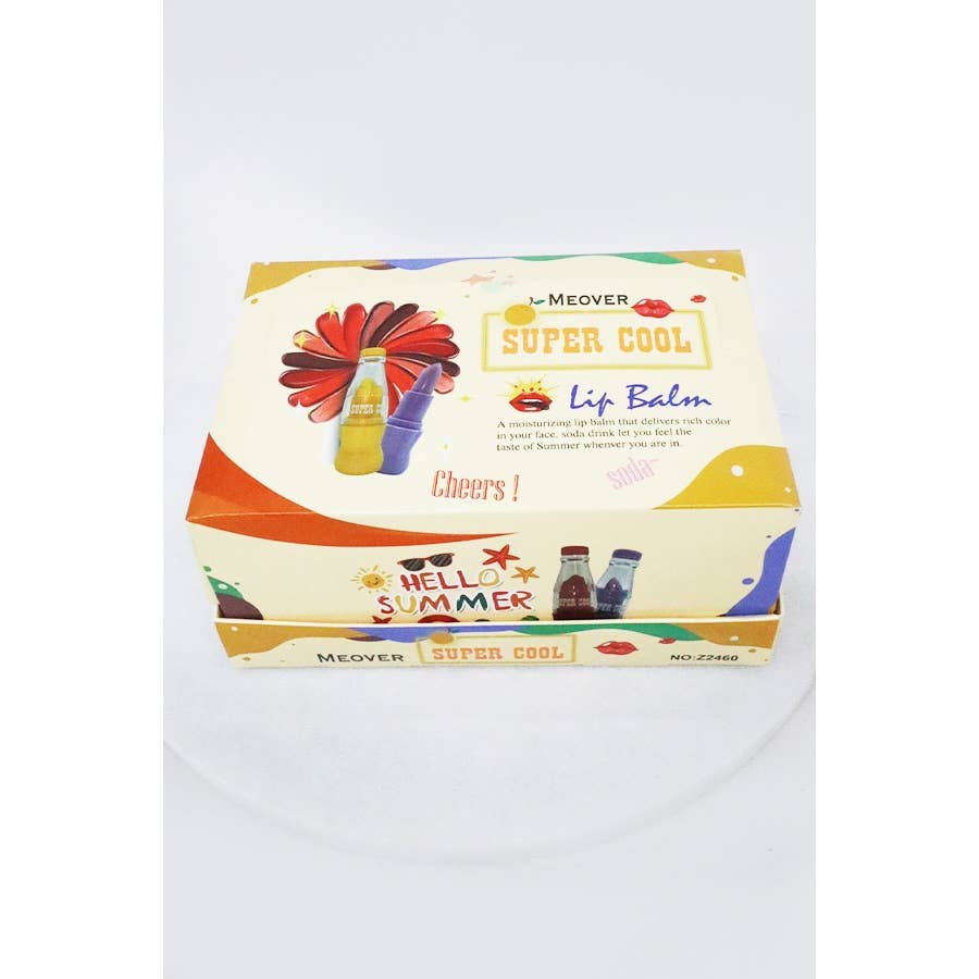 MIX COLOR 24-Pcs Soda Bottle Lip Gloss for wholesale on Faire5