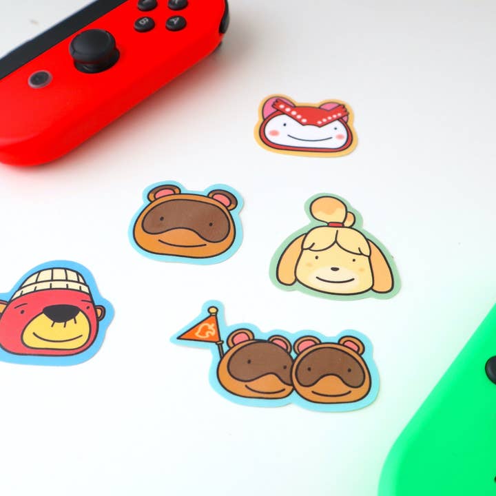 Studio Daeun – Adesivo por atacado – Adesivos de vinil Animal Crossing x Ditto