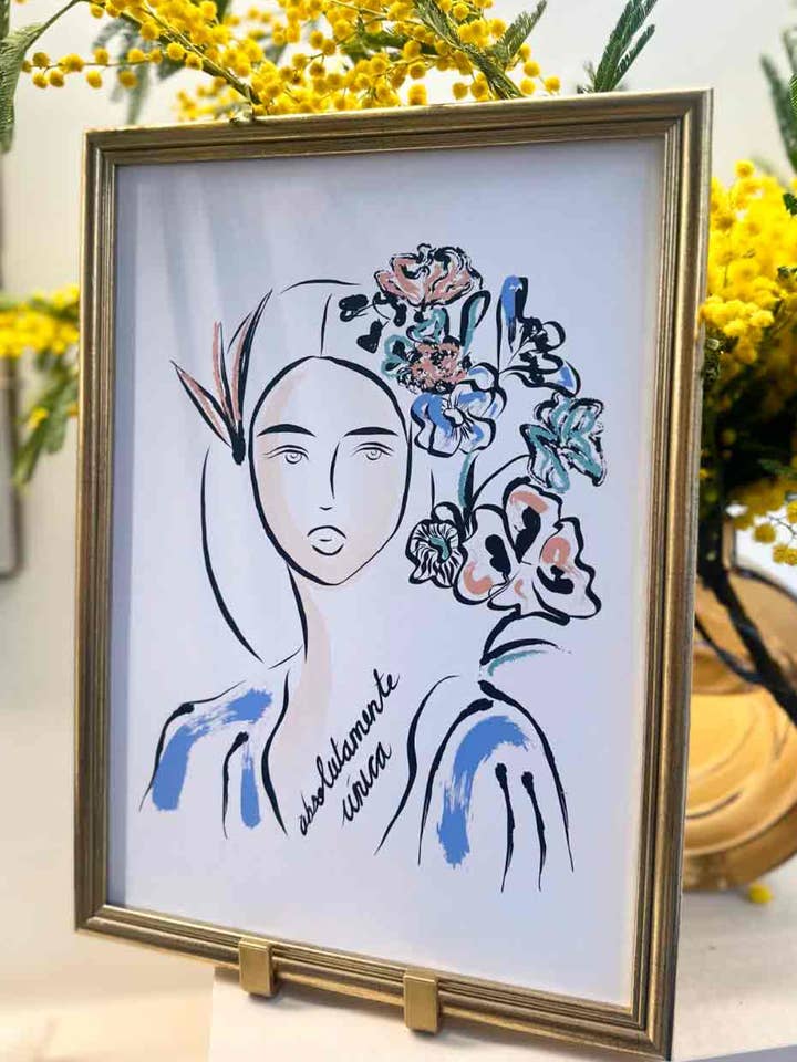 UNICA poster - A4 format - 21x29.7cm for wholesale by Leonor Roversi