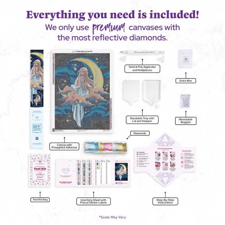 Diamond Art Club - Wholesale DIY Craft Kit - Moonlight Nymph2