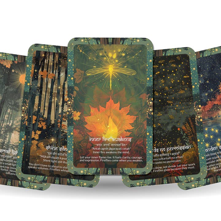 Ibiza Tarot USA - Wholesale Tarot Cards - Firefly Mantra Inner Spark Oracle Deck - 22 Cards7