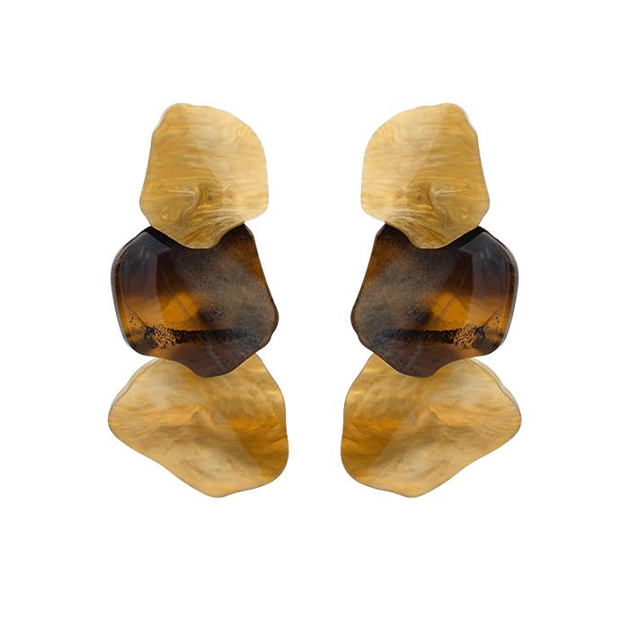 AMORINO SRL - Wholesale Dangle Earrings - ACRYLIC DANGLE EARRINGS - FT2460A4862