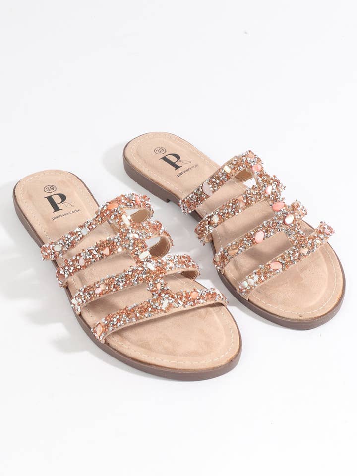 Shellie Sandal - Natural for wholesale by Pia Rossini Ltd