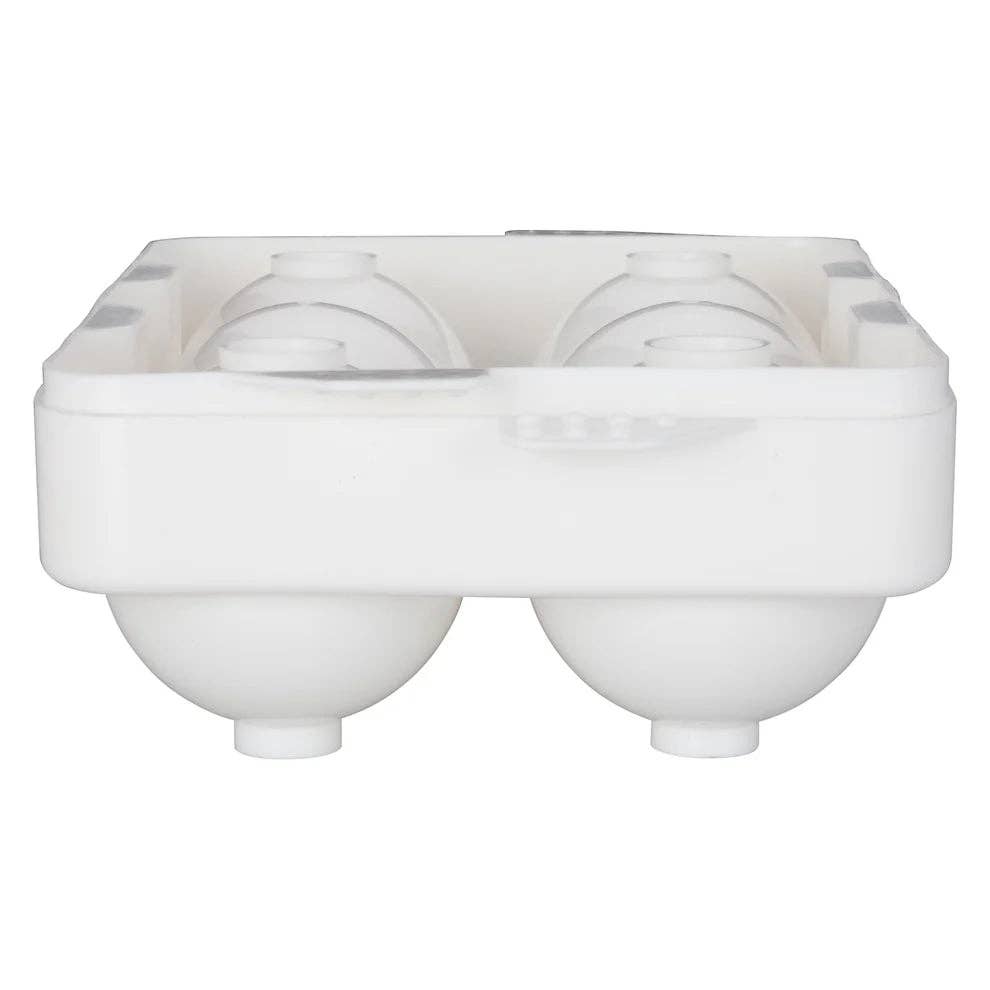 EcoQuality - Wholesale Ice Tray/Mold - ICCP-6W 6 compartments White Plastic Ice cube tray1