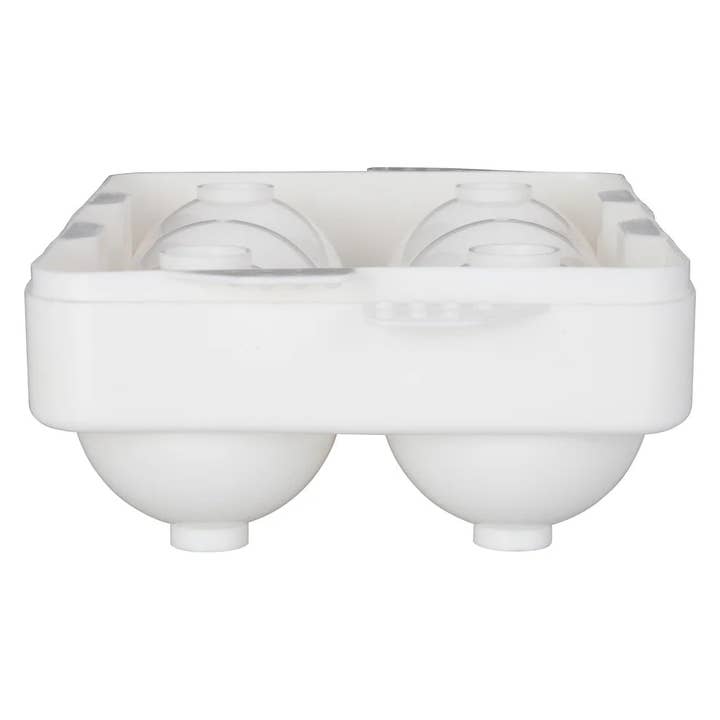 EcoQuality - Wholesale Ice Tray/Mold - ICCP-6W 6 compartments White Plastic Ice cube tray1