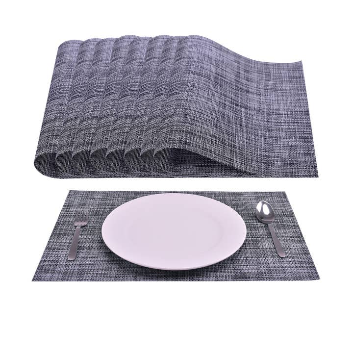 PVC bordstabletter, 18* 12" i uppsättning av 4 för wholesale av Decozen