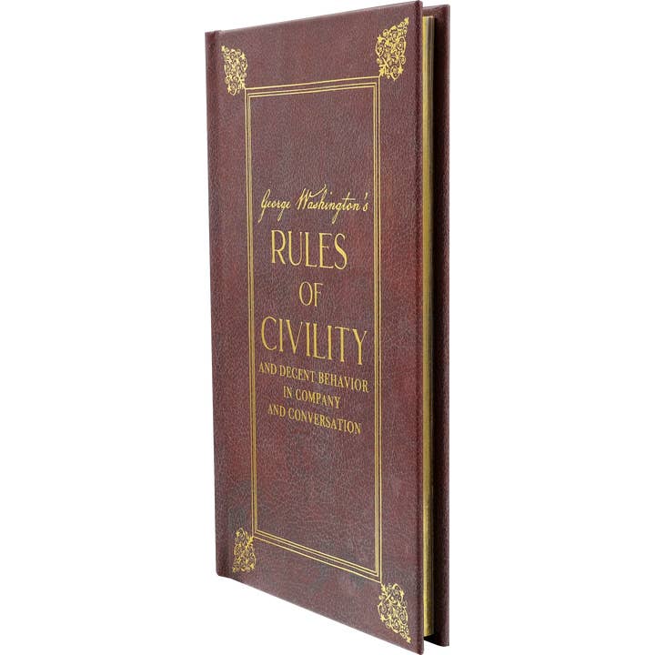 Peter Pauper Press - Wholesale Coloring Book - Adult - George Washington's Rules of Civility and Decent Behavior in Company and Conversation