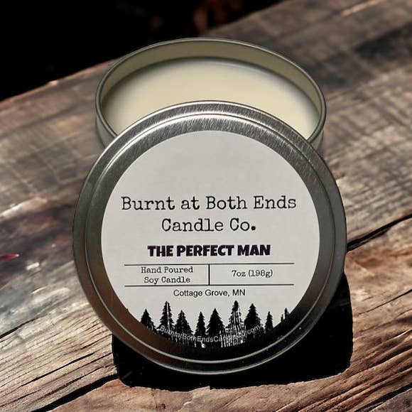 Burnt at Both Ends Candle Co - Wholesale Travel Candles - The Perfect Man- 7 oz