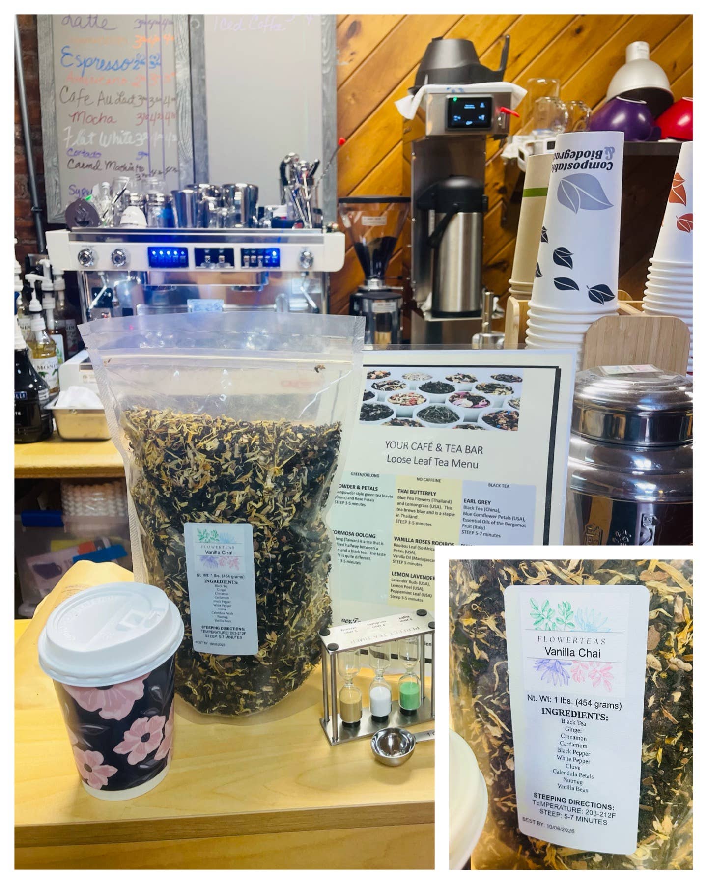 FlowerTeas – Engroshandel Løs te – Løsbladet te i løs vægt 1 lbs Kommerciel brygning Fødevareservice26