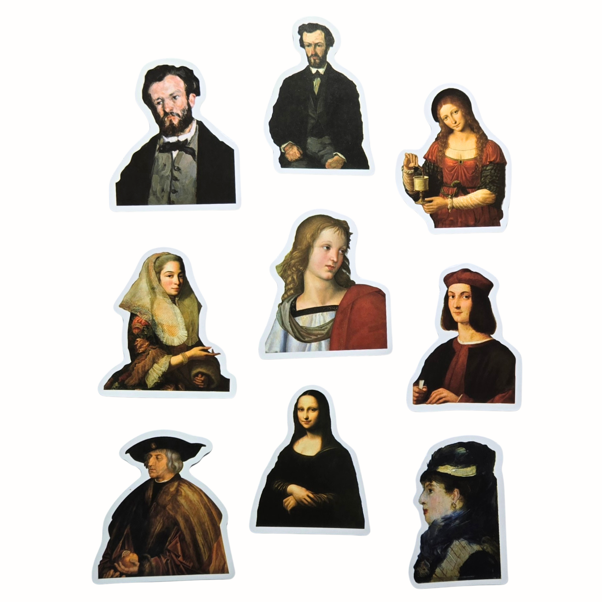 Fiona Accessories - Vente Autocollant - Autocollants d'art pour boutiques de cadeaux de musées, peintures d'artistes célèbres7