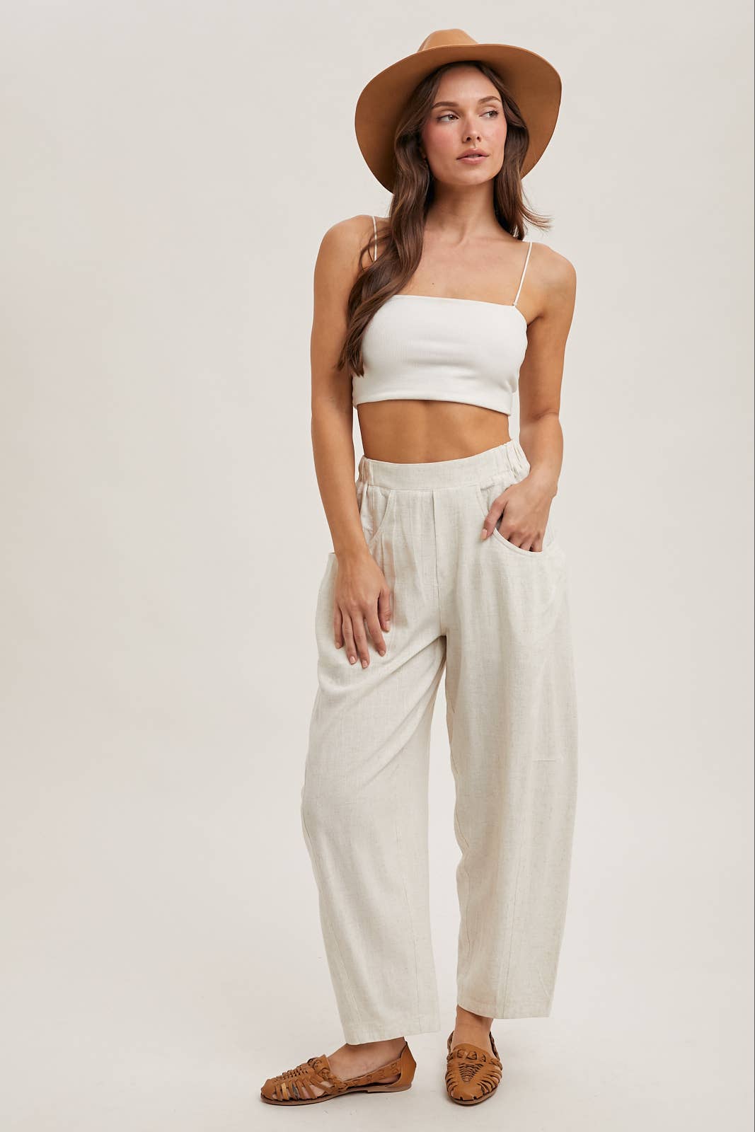 Bluivy - Wholesale Pants - Women's - RELAXED BARREL PANTS WITH POCKETS27