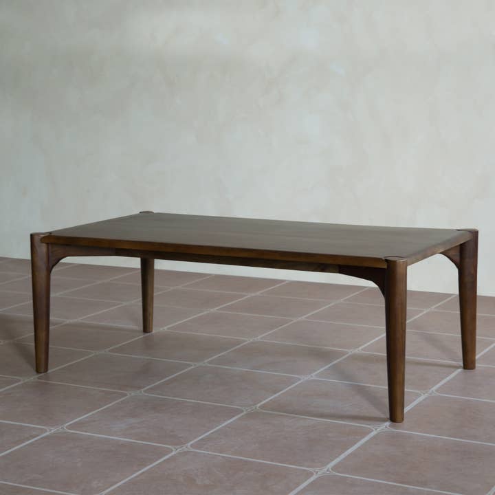 Wesley Solid Mango wood coffee table for wholesale by Mango Furniture Inc.