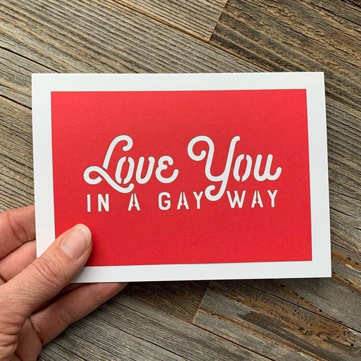 LGBTQ Anniversary and Valentine's Day Love Cards for wholesale by Louise Lauret