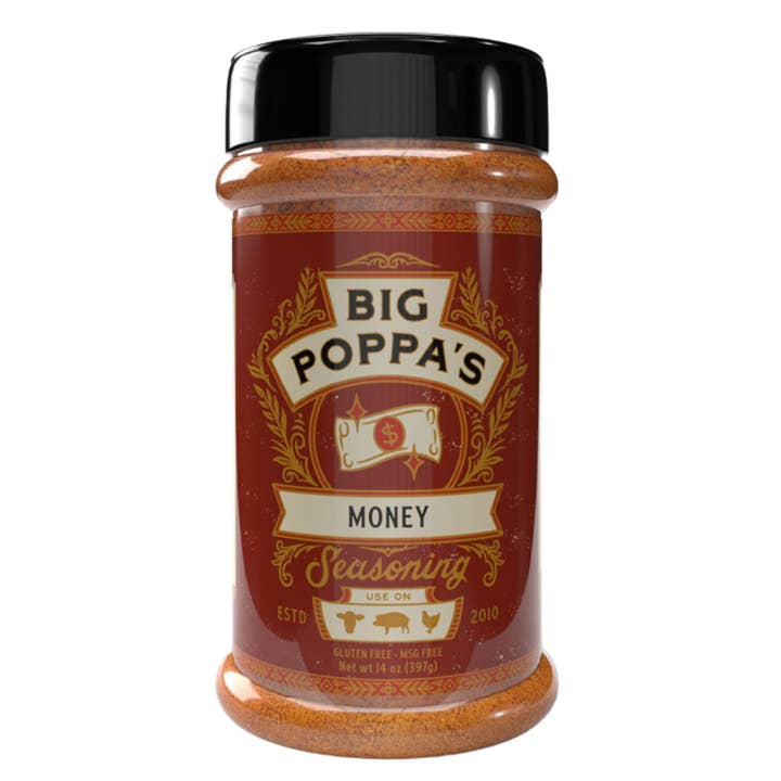 Assaisonnement Big Popp's Money pour la vente par Big Poppa Smoker