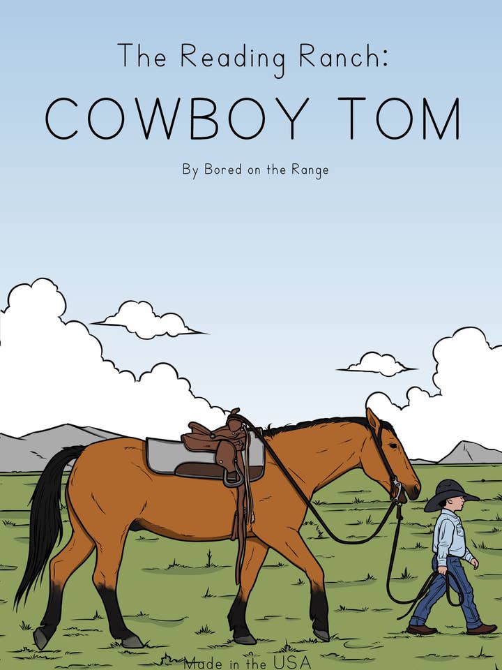 The Reading Ranch: Cowboy Tom for wholesale by Bored on the Range, LLC