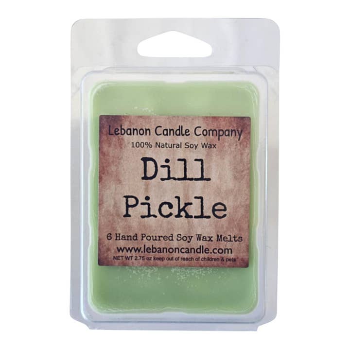 Dill Pickle Wax Melt for wholesale by Lebanon Candle Company