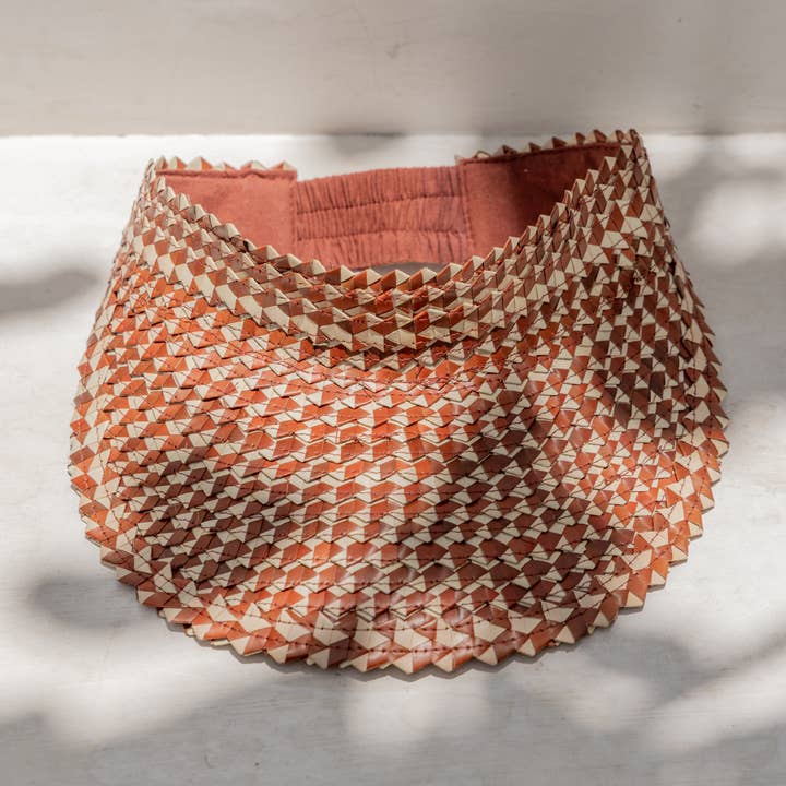 Village Thrive - Wholesale Visor - Women's - Rattan Sun Visor in Ombre9