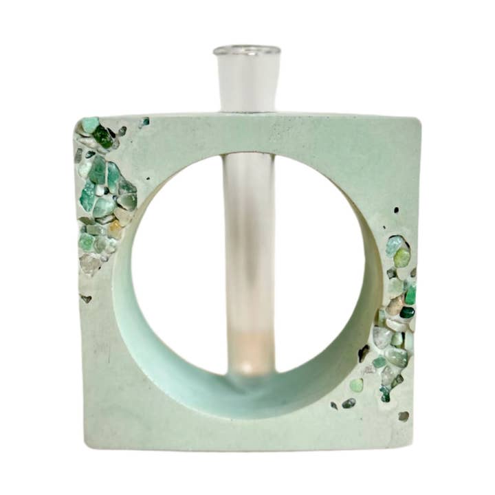 Square Propagation Station with Crystals for wholesale by Love Nene