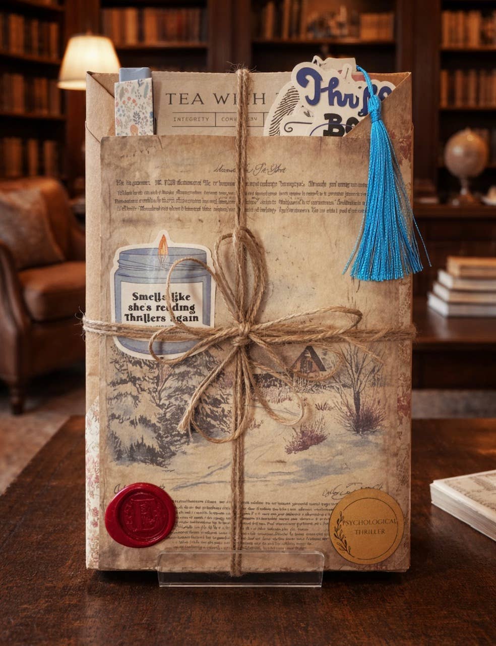 Ember & Elm Home Decor & More - Wholesale Gift Bag Set/Pack - Blind Date with a Book and Tea!1