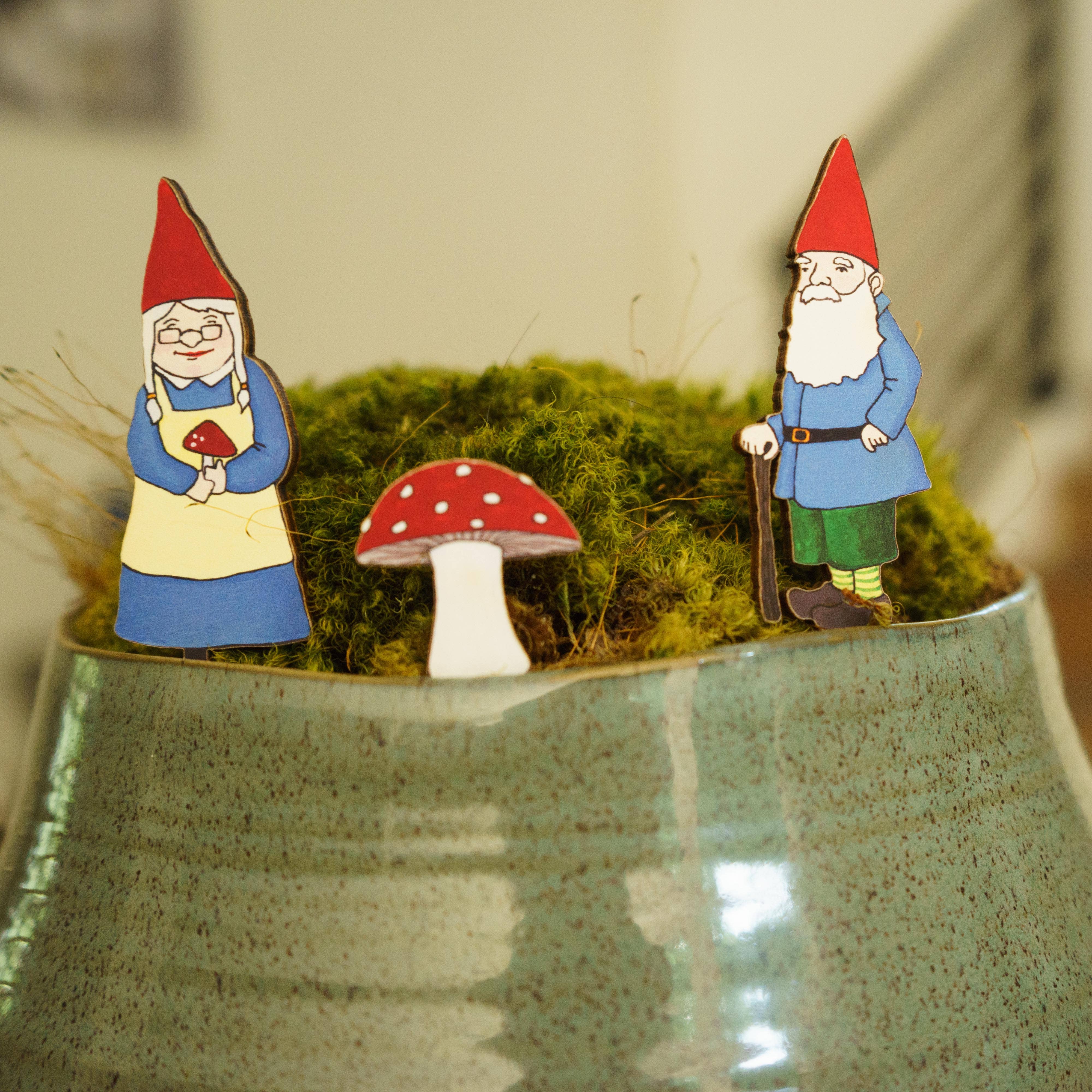 20 Leagues - Wholesale Decorative Figurine - Gnomes Fancy Plants Diorama Kit1