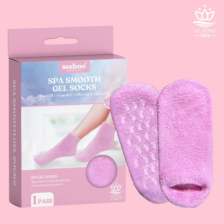seeboo - Wholesale Moisturizing Gloves - Spa Smooth Gel Socks1