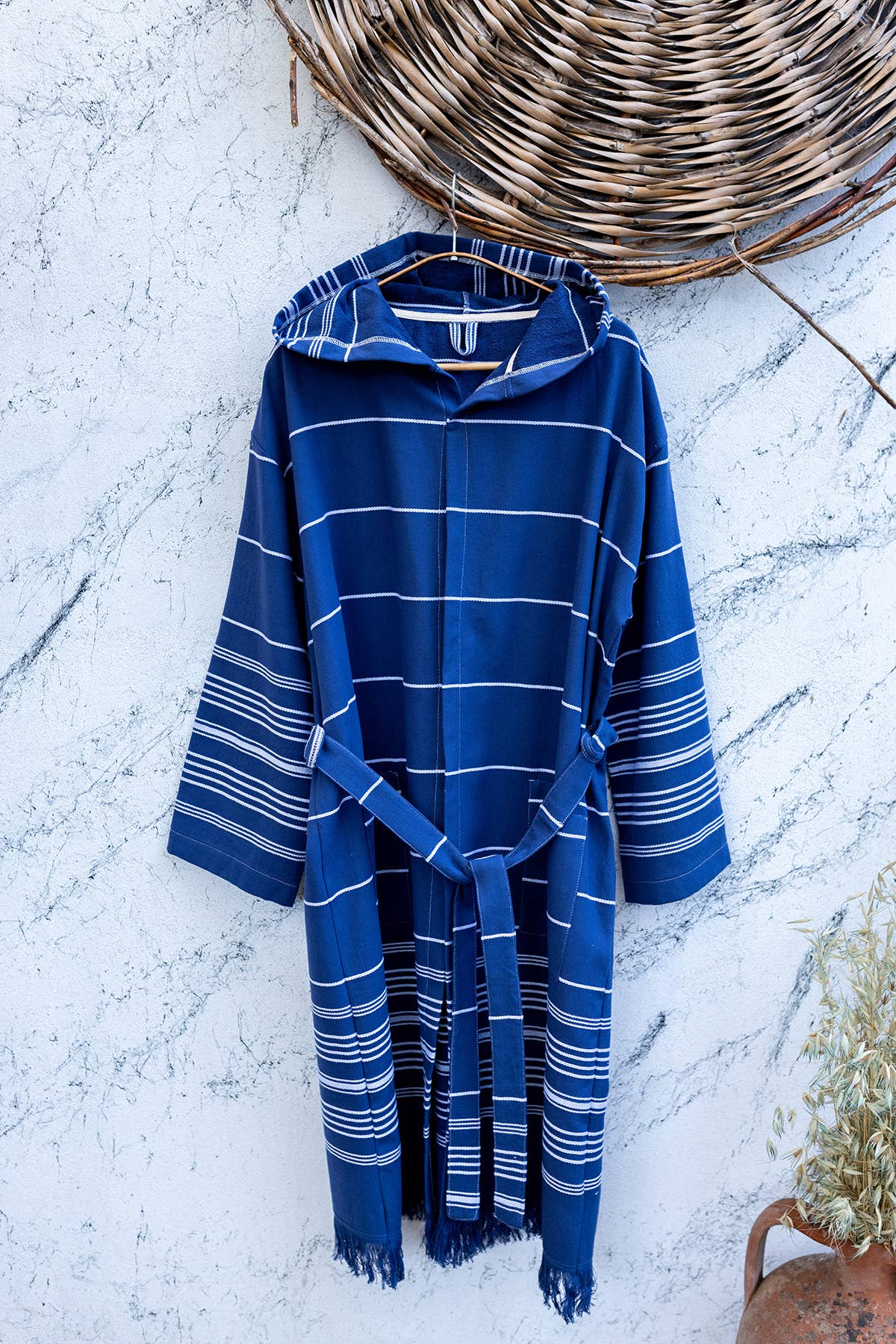 Kikoya – wholesale Robe – Unisex – Terrybacked Bathrobe Turkish Cotton Light Weight Hood Quick 33