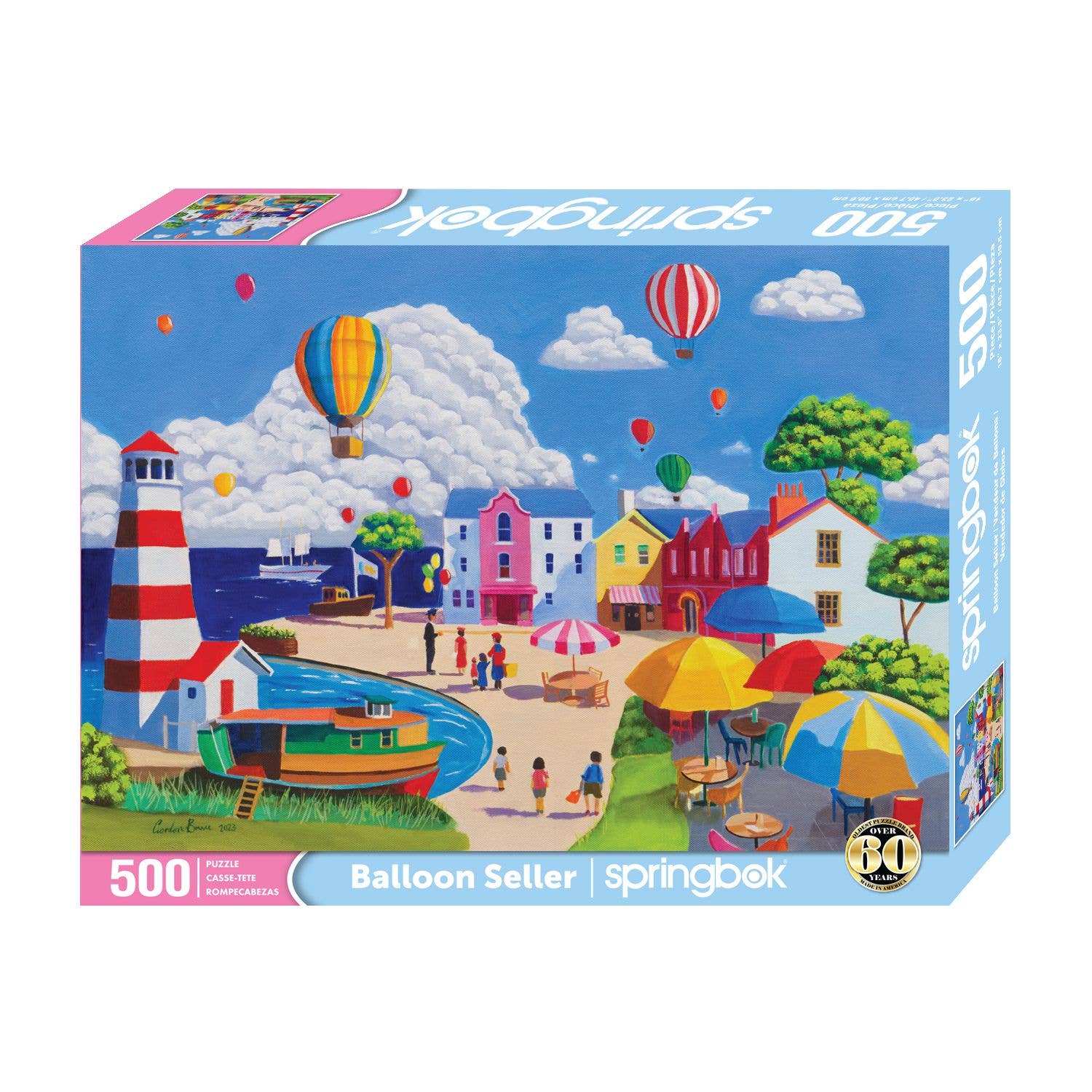 Springbok Puzzle - Wholesale Puzzle - Adult - Balloon Seller 500 Piece Jigsaw Puzzle1