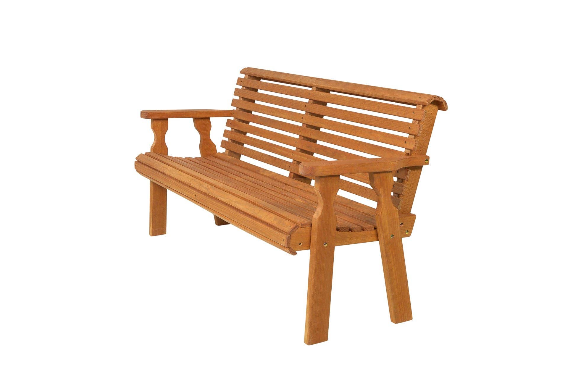 The Porch Swing Company - Wholesale Bench - Amish Casual Roll Back 5 Foot Treated Wood Outdoor Bench10