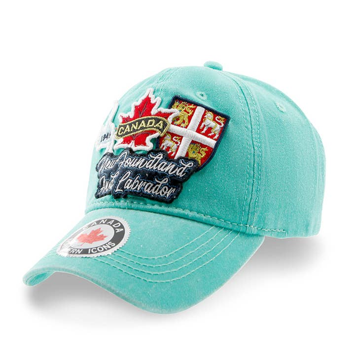 Newfoundland and Labrador Patch Embroidery Cap for wholesale by Northern Icons Canada