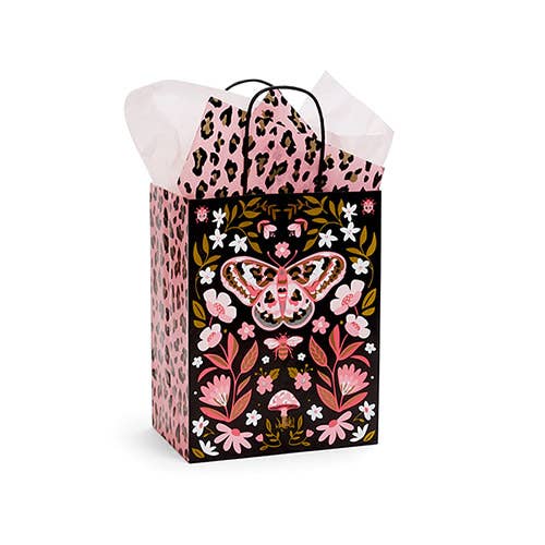Nashville Wraps - Wholesale Gift Bag - Butterfly Leopard Paper Retail Gift Bags3