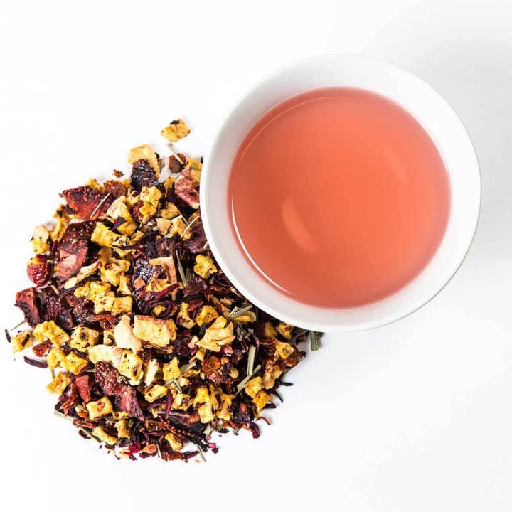 Piper & Leaf Artisan Tea Co - Wholesale Tea Bags - Strawberry Shindig - 9 Tea Bags