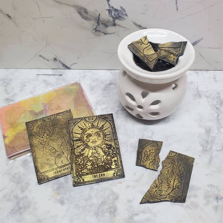 Wax Tarot Cards | SCENTed Soy Melts | Pack of 4 for wholesale by D SCENT
