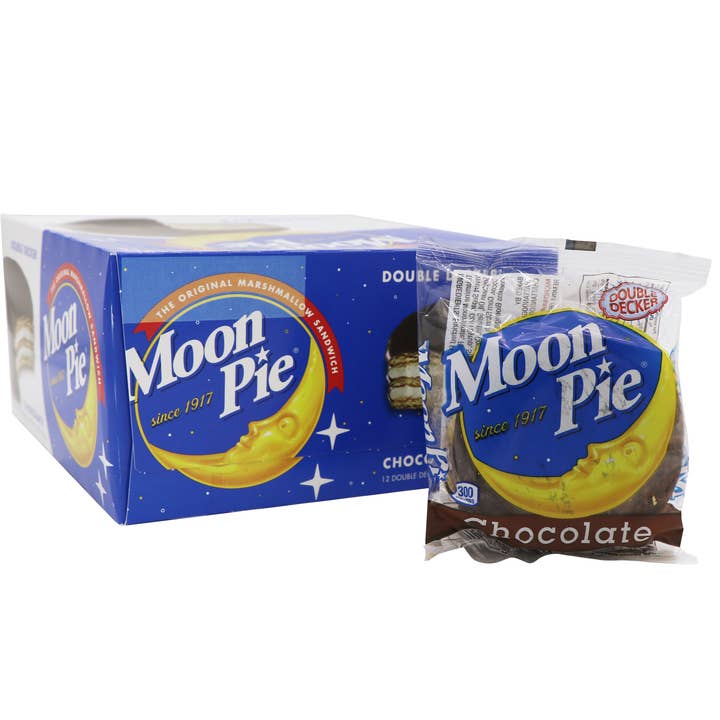 Grandpa Joe's Candy Shop - Wholesale Cookie - Moon Pies - Chocolate, 12 Count
