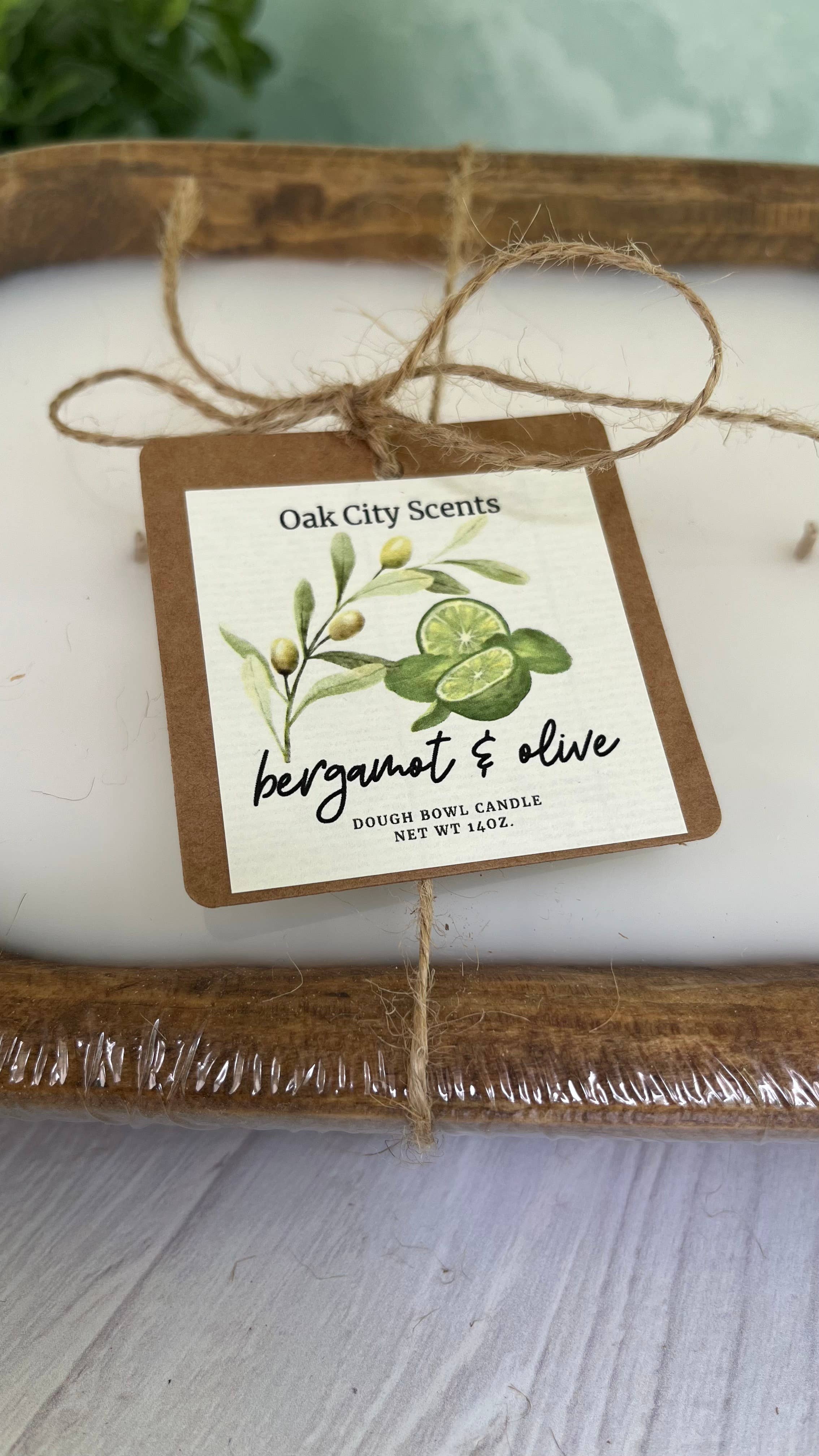 Oak City Scents - Wholesale Jar/Filled Candle -  Dough Bowl Candle 14 oz. Ready to Gift 8