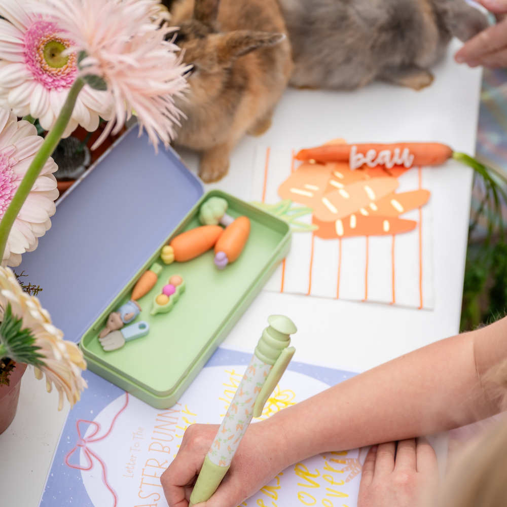 Jollity & Co. + Daydream Society – wholesale Eraser – Child – Bunnies In The Garden Eraser Set2