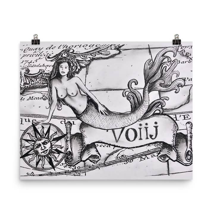 Matte Poster van Museumkwaliteit Voyage voor wholesale door Wildness By Design