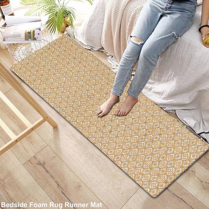 COZY HOMES COLLECTION - Wholesale Floor Mat - Anti-Fatigue Runner Mat Kitchen/Bathroom Handwoven 18x48''2