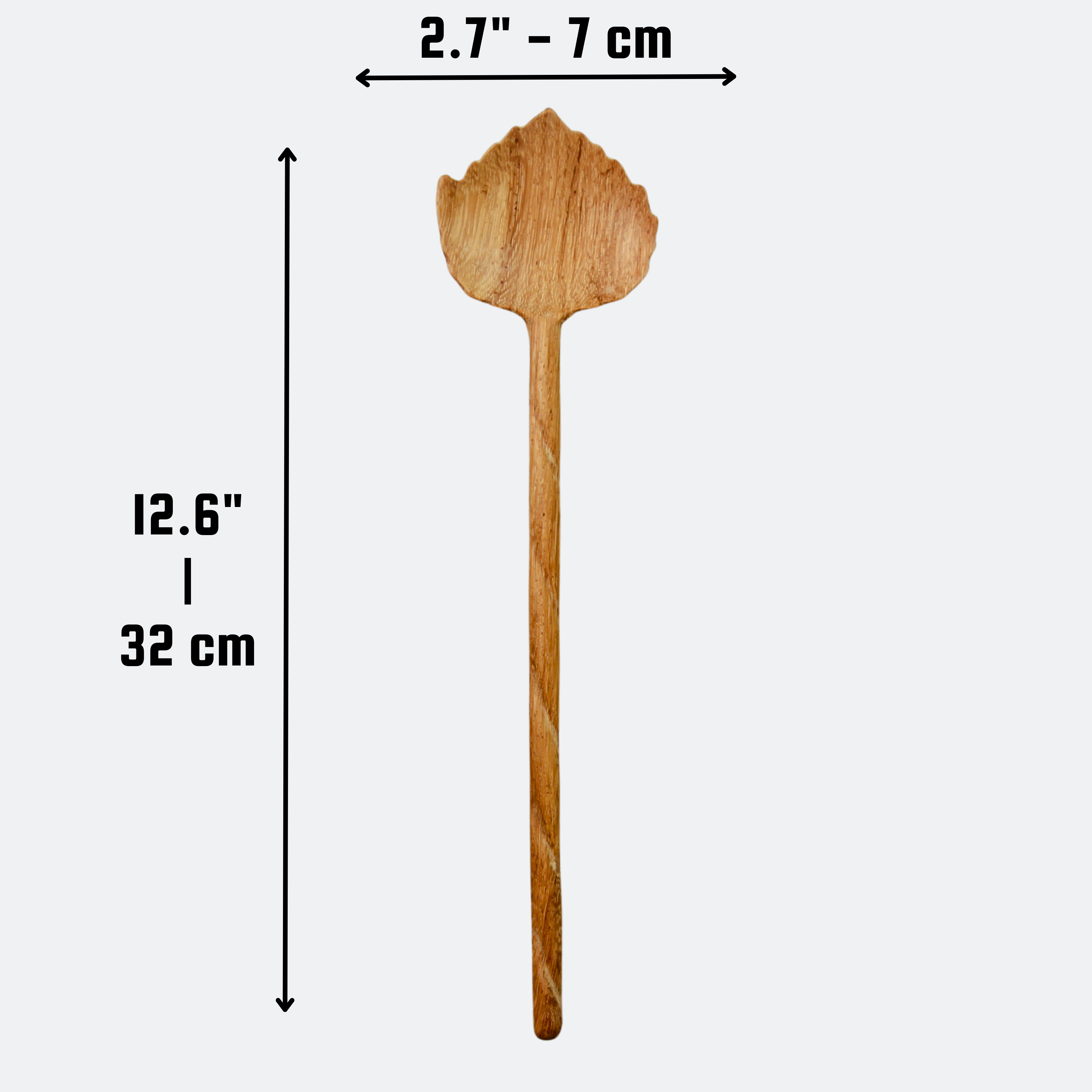194 Craft House – wholesale Serving utensil – Hand Carved Leaf Shaped Wooden Spoon - Serving Spoon8