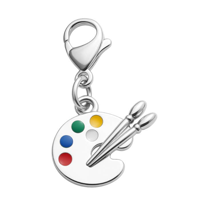 Artist Paint Clip On Zipper Pull for wholesale by Sportybella