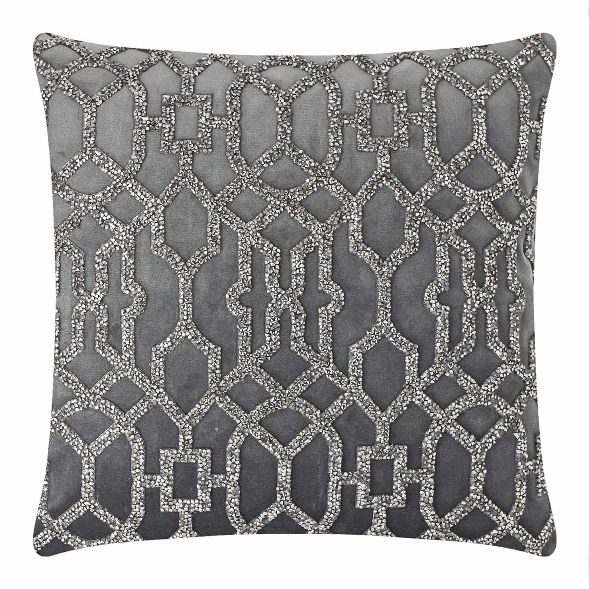 Sparkles Home - Vente Coussin décoratif - Coussin Lattice en strass15