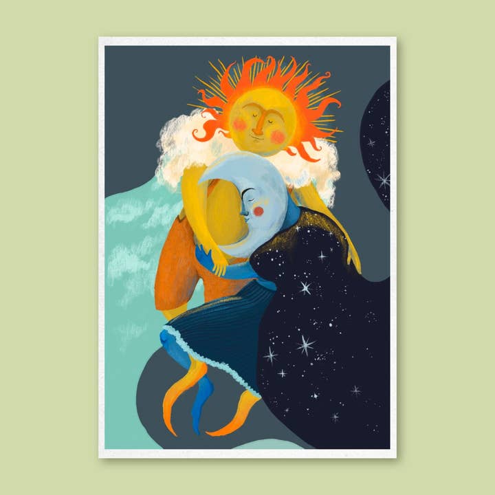Art Print - Twilight Embrace for wholesale by Anna Seed Art