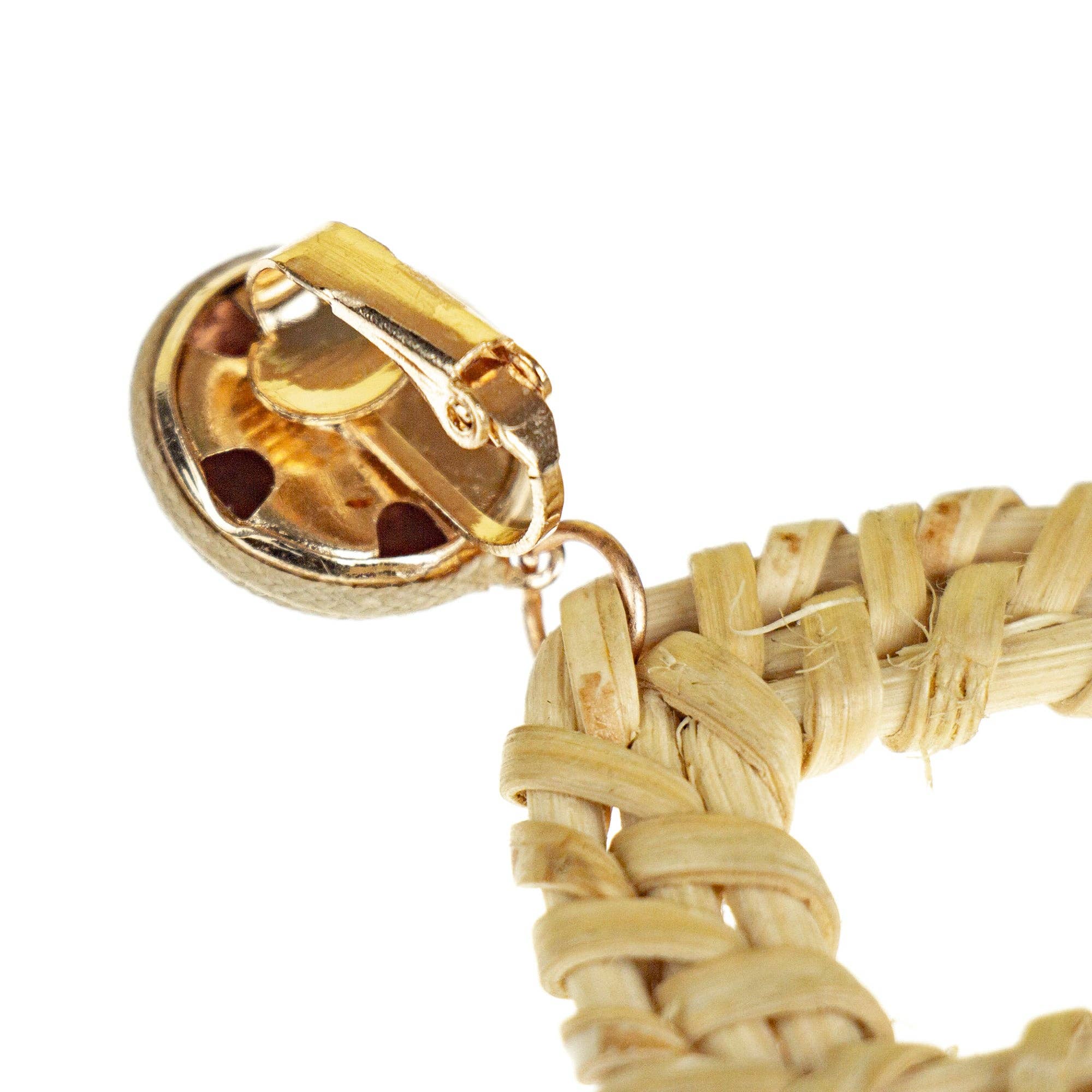 Global Crafts - Wholesale Dangle Earrings - Cane Earrings with Bright Tassels, PACK OF 33