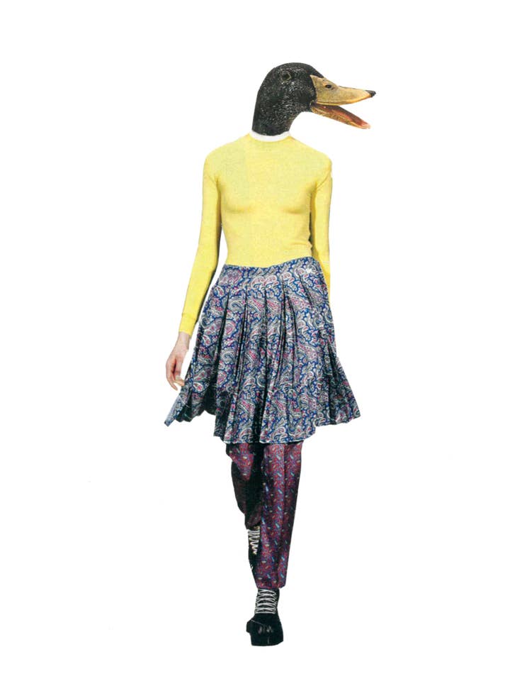 Duck in Yellow Sweater for wholesale by Rare Bird