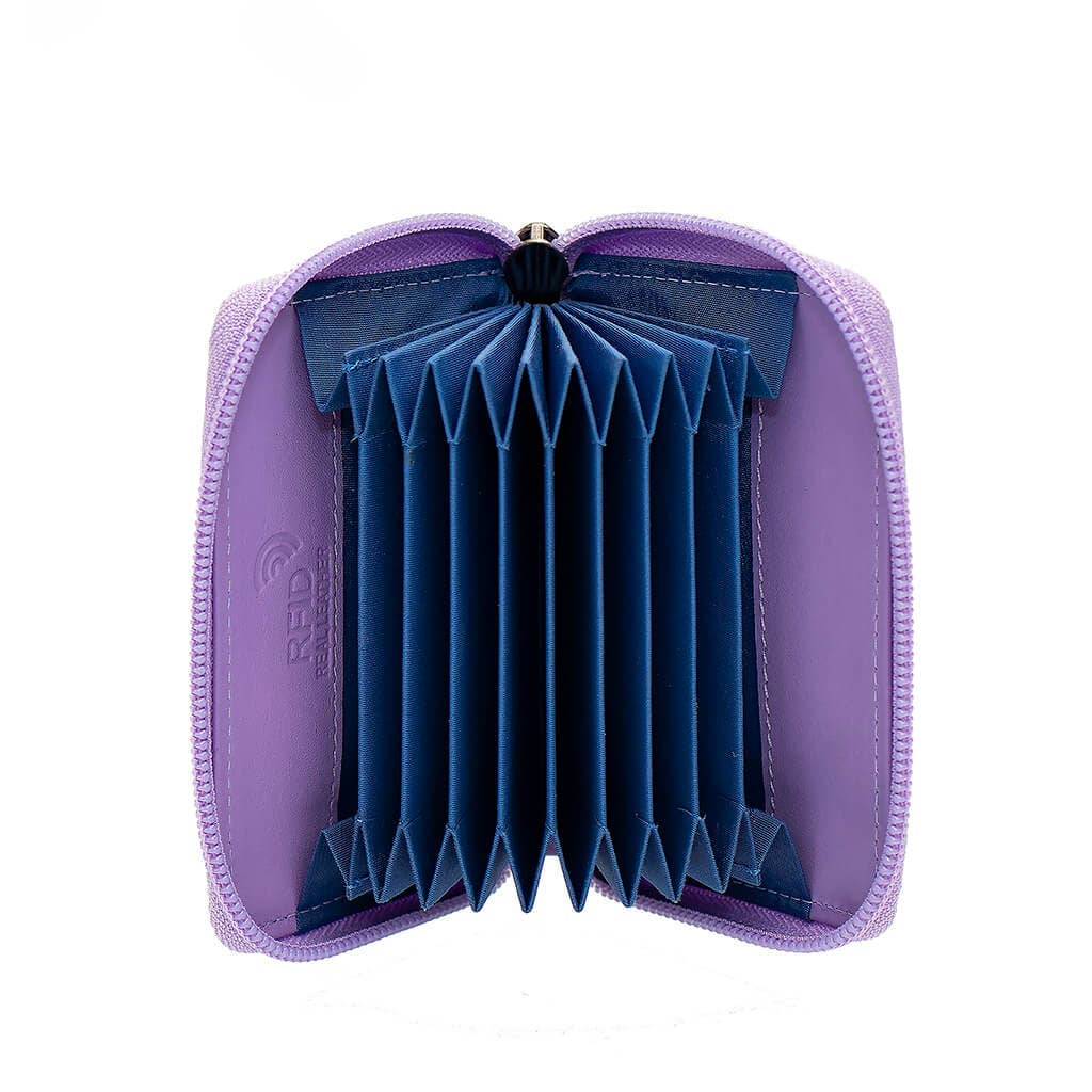 PRIMEHIDE - Wholesale Card Holder - Unisex - Concertina Leather RFID Credit Card Holder - 78019