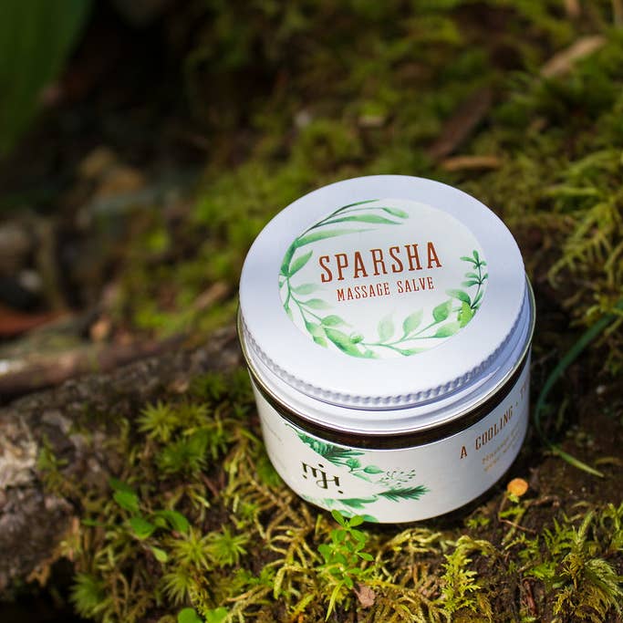 Salve de massage Sparsha pour la vente par MJH Ayurvedic Botanicals