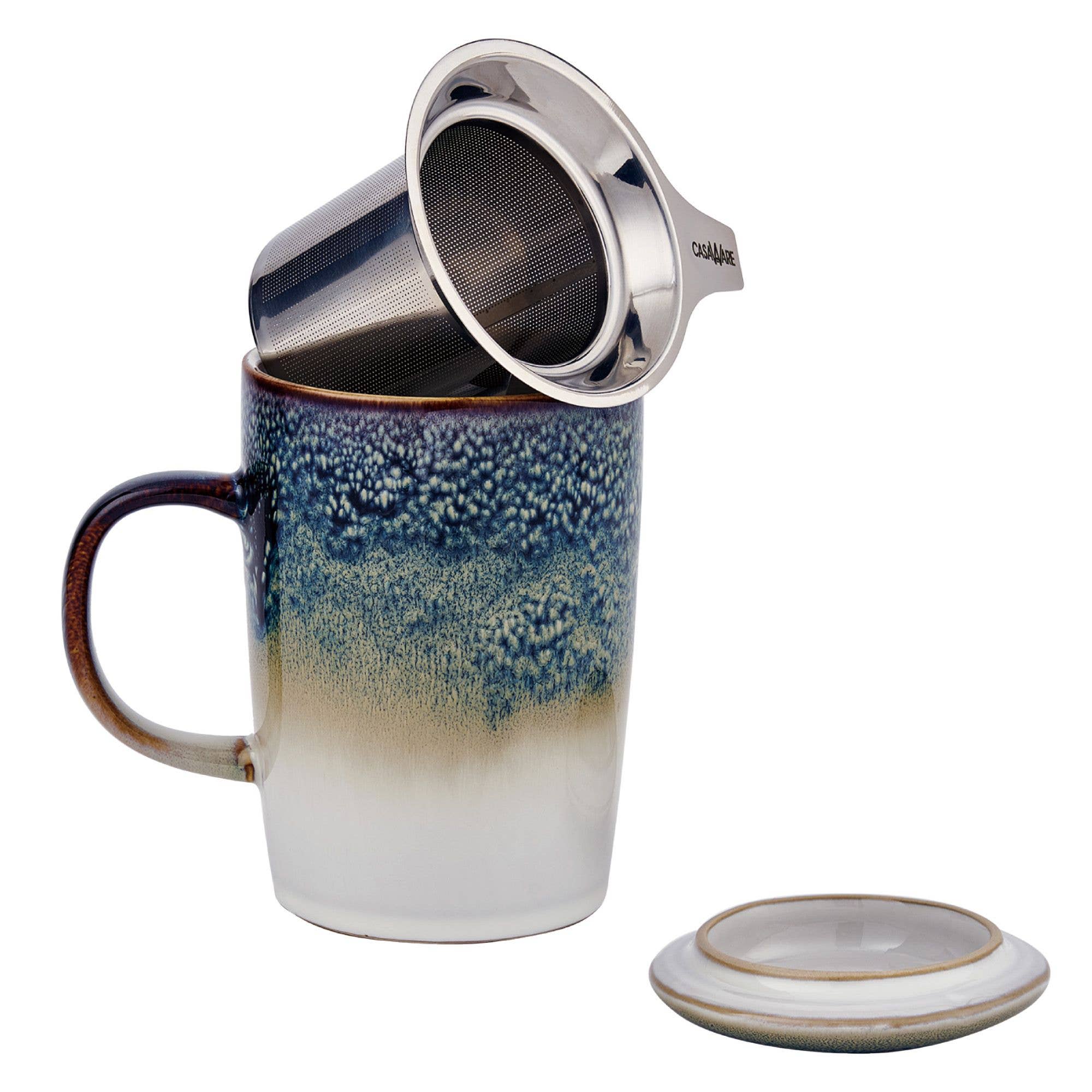 CasaWare - Wholesale Tea Set - 16 oz Tea Infuser Mug CLOUD7